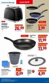 Catalogue Lidl semaine 34 page 43: Russell Hobbs Grille-pain double €26,99, JES COLLECTION Accessoires de cuisine €0,69
