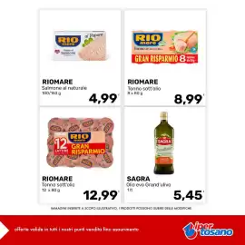 Volantino Iper Tosano settimana 33 Pagina 2: Sagra olio evo grand'ulivo €5,45, Riomare Tonno sott'olio €12,99