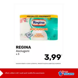 Volantino Iper Tosano settimana 33 Pagina 4: Regina Asciugoni €3,99