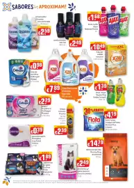 Folheto Bolama Página 12: Amaciador quanto concentrado €2,59, Lava-tudo ajax festa de flores €1,68