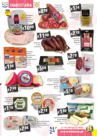 Folheto Bolama Página 3: Queijo dom villas seleção especiarias €5,69, Alheira de mirandela eurofumeiro €1,24
