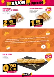 Folleto AhorraMas semana 33 Página 10: Pan de picos €0,90, Ossador magdalena con aceite de girasol €2,45