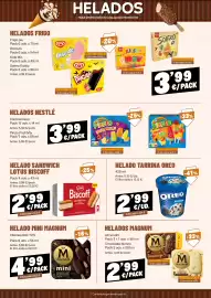 Folleto AhorraMas semana 33 Página 12: Lotus Biscoff sandwich €2,99, Magnum helado mini magnum €4,99