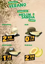 Folleto AhorraMas semana 33 Página 4: Melón €0,79, Melón Matisse €2,49