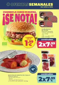Catálogo La Sirena Página 2: 1 burger €1,99, La Sierra hamburguesas de vacuno €15,98