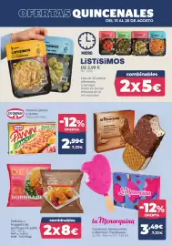 Catálogo La Sirena Página 5: La sirena delicias o nuggets de pechuga de pollo €8,00, Dr.Oetker pannini jamón y queso €2,99
