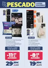 Catálogo La Sirena Página 9: Lote con lomos de bacalao sepia merluza calamar €29,99
