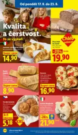 Lidl leták Strana 16: Panini bagetka €8,90, Cereální Kaiserka €5,18