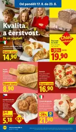 Lidl leták Strana 18: Panini bagetka €8,90, Cereální Kaiserka €5,18