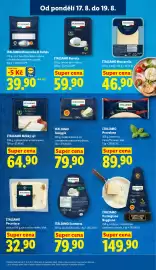 Lidl leták Strana 19: ITALIAMO Burrata €59,90, Italiamo MOZZARELLA €46,90