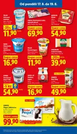 Lidl leták Strana 25: HARZBUBE Jemné tvarůžky €39,90, Pilos OVOCNÝ JOGURT €11,90