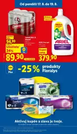 Lidl leták Strana 3: Ariel Prací gel €379,90, Gambrinus 10 Originál €89,90
