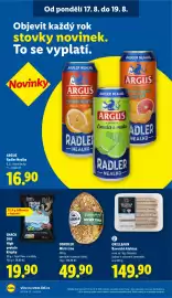 Lidl leták Strana 32: ODKOLEK Mistr zrna €49,90, ARGUS Radler Nealko €16,90