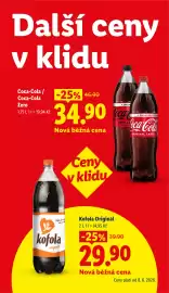 Lidl leták Strana 4: COCA-COLA, COCA-COLA ZERO €34,90, Kofola Original €29,90