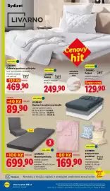 Lidl leták Strana 40: LIVARNO Celoroční prošívaná přikrývka €469,90, LIVARNO Polštář €249,90