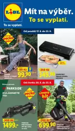 Lidl leták týden 34 Strana 1: Silvercrest Vakuová svářečka fólií 130 W €349,90, ESMARA Kalhoty se širokými nohavicemi €99,90