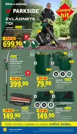 Lidl leták týden 34 Strana 18: PARKSIDE Pytel na zahradní odpad €79,90