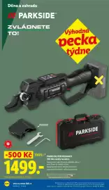 Lidl leták týden 34 Strana 20: PARKSIDE PERFORMANCE 20V Aku nůžky na větve €1.499,00