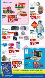 Lidl leták týden 34 Strana 22: Láhev na pití / Svačinový box €129,90, Lupilu DĚTSKÝ BATOH €129,90
