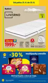 Lidl leták týden 34 Strana 26: Livarno 7zónová pěnová matrace €1.999,00