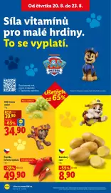 Lidl leták Strana 12: BÍLÉ HROZNY STOLNÍ €34,90, Brambory rané €8,90