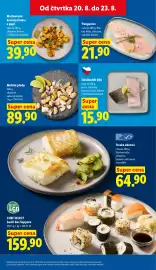Lidl leták Strana 15: Mořské plody €89,90, Marinované krevety limeta a pepř €39,90