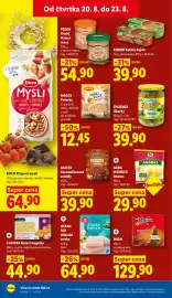 Lidl leták Strana 24: PIKOK KRŮTÍ / KUŘECÍ MASO €54,90, Emco KŘUPAVÉ MYSLI €64,90