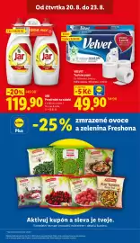 Lidl leták Strana 3: Jar prostředek na nádobí €119,90, Velvet Toaletní papír €49,90