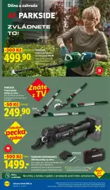 Lidl leták Strana 30: PARKSIDE Teleskopické nůžky na větve €249,90, PARKSIDE Elektrické nůžky na živé ploty 450 W €499,90