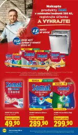 Lidl leták Strana 31: Somat sůl do myčky €49,90, SOMAT Gel Excellence Giga €299,90
