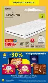 Lidl leták Strana 40: Livarno 7zónová pěnová matrace €1.999,00
