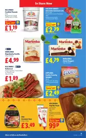 Lidl leaflet week 34 Page 11: Kuljanka Kabanossi €1,89, Chocolate Covered Fruits €2,79