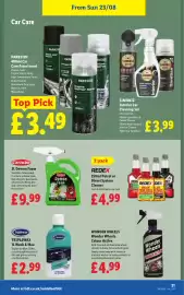 Lidl leaflet week 34 Page 25: Parkside 400ml car care assortment €3,49, Wonder Wheels Colour Active €4,99
