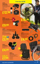 Lidl leaflet week 34 Page 29: Crivit Memory Foam Bike Saddle Assortment €5,99