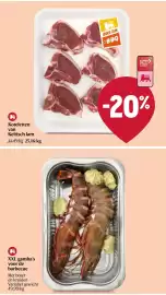 Delhaize folder week 33 Pagina 11: Koteletten van Keltisch lam €25,16, XXL gamba's voor de barbecue €49,99