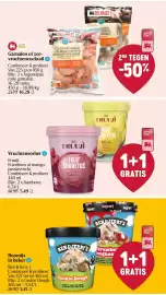 Delhaize folder week 33 Pagina 21: Vruchtensorbet €5,49, Ben & Jerry's Cookie Dough €5,15