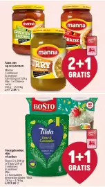 Delhaize folder week 33 Pagina 26: Basto rijst of zaden €2,38, Saus om op te warmen €2,38