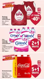 Delhaize folder week 33 Pagina 27: Coca-Cola €8,89, Niet-bruisend natuurlijk mineraalwater Contrex €10,10