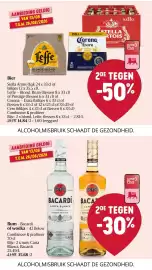 Delhaize folder week 33 Pagina 30: Rum - Bacardí of wodka - 42 Below €35,68, Bier Stella Artois €14,84