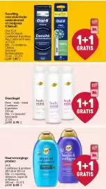 Delhaize folder week 33 Pagina 38: Douchegel Dove - body + mind €11,99, Haarverzorgingsproduct OGX €11,99