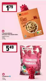 Delhaize folder week 33 Pagina 8: Frambozen €5,49, Original flakes €1,79