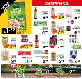 Volantino Eurospesa Pagina 8: Acqua extreme molto frizzante San Benedetto €0,39, Passata De Rica €0,99