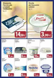 Volantino Docks Cash&Carry Pagina 23: Mozzarella Fior di Latte a Cubetti Tamburro €14,50, Burratine Tamburro €9,99