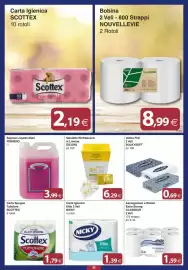Volantino Docks Cash&Carry Pagina 33: Carta Igienica Scottex €2,19, Carta Igienica Elite 3 Veli Nicky €1,39