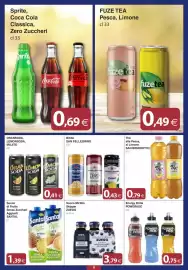 Volantino Docks Cash&Carry Pagina 9: Sprite, Coca Cola Classica, Zero Zuccheri €0,69, Succo Mirtillo Skipper ZUEGG €3,79