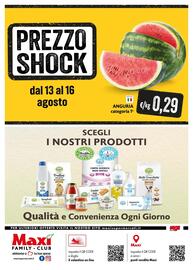 Volantino Maxi Family Pagina 8: Anguria categoria 1ª €0,29