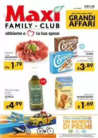 Volantino Maxi Family Pagina 1: Cornetto ALGIDA €3,89, Nastrine Mulino Bianco €1,69
