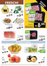 Volantino Maxi Family Pagina 3: Salamella/salsiccia di suino Naturamica €8,99, Burrata Sabelli €2,99