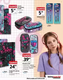 Intermarche gazetka Strona 7: Ołówki K-POP €5,99, Teczka A4 z gumką K-POP €24,99