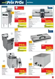 Catalogue METRO page 17: METRO PROFESSIONAL Machine sous vide €262,50, METRO PROFESSIONAL Friteuse 8 L €159,20
